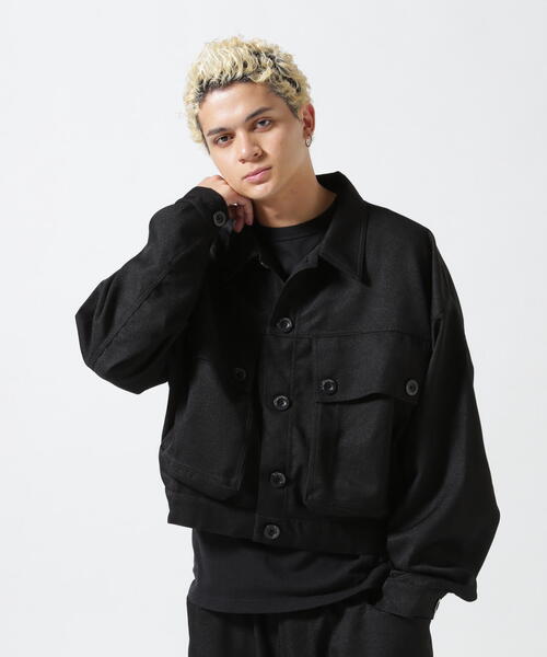 新品■A.F ARTEFACT別注 Twill Military Blouson A.F ARTEFACT - ツイルミリタリーブルゾン / Twill Cropped Military