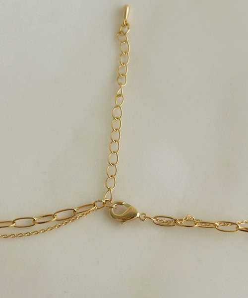 ete ゴールド ドロップ型ネックレス Ete チャンキードロップネックレス(ゴールド／シルバー)※オンライン