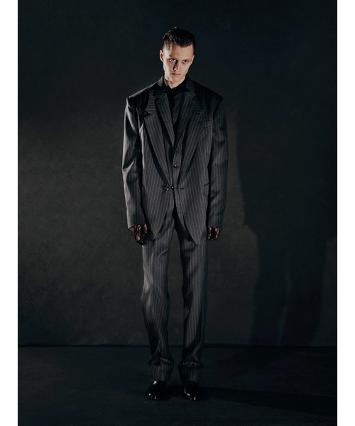 JOHN LAWRENCE SULLIVAN スラックス WOOL GABARDINE DOUBLE