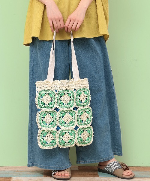 チチカカ（TITICACA） トートバッグ Rico ペーパークロシェトート