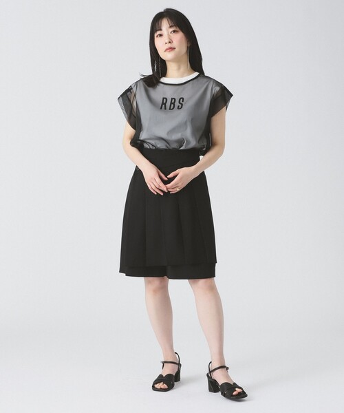 tシャツ RBS / シアー レイヤードロゴT レディース BEAMS WOMEN｜RBS / シアー レイヤードロゴT | Rakuten Fashion