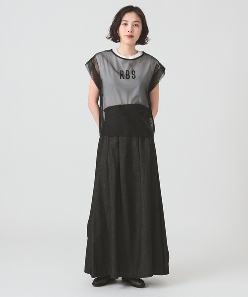 tシャツ RBS / シアー レイヤードロゴT レディース BEAMS WOMEN｜RBS / シアー レイヤードロゴT | Rakuten Fashion