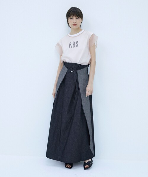 RBS tシャツ / シアー レイヤードロゴT レディース : ZOZOTOWN