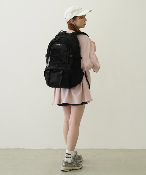 MILKFED.【37L】DAILY BACKPACK【PC収納可・A4サイズ】 MILKFED. デイバック リュック 「37L」DAILY BACKPACK「PC収納可