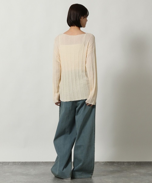 ひろきっち LAKOLE（ラコレ） ニット セーター ドロストニットプルオーバー