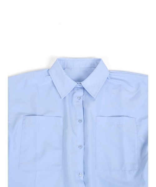 ブラウス シャツ WIDE SLEEVE CROPPED SHIRT レディース ブラウス シャツ WIDE SLEEVE CROPPED SHIRT レディース