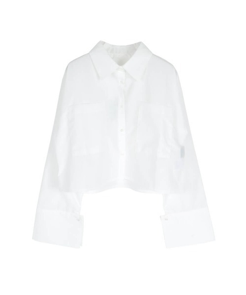 ブラウス シャツ WIDE SLEEVE CROPPED SHIRT レディース ブラウス シャツ WIDE SLEEVE CROPPED SHIRT レディース
