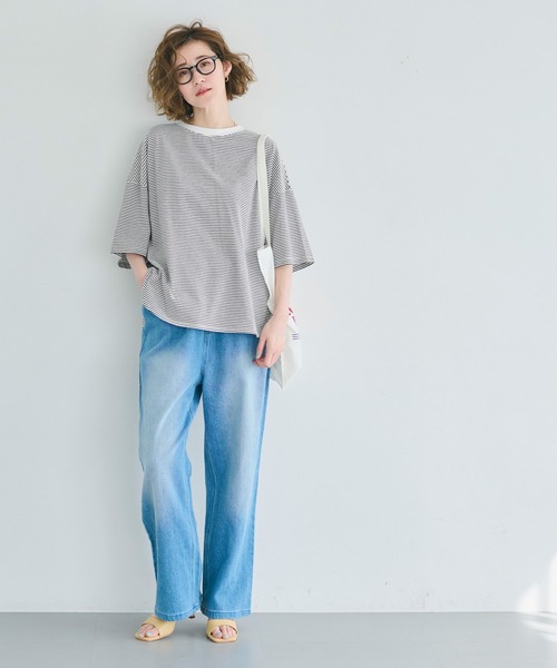 tシャツ OE天竺5分袖ビッグTシャツ レディース | coca | 12