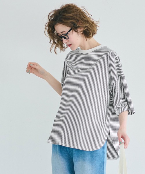 tシャツ OE天竺5分袖ビッグTシャツ レディース | coca | 13