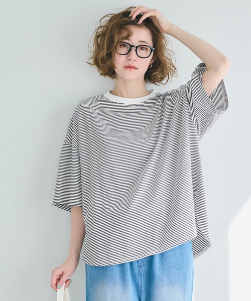 tシャツ OE天竺5分袖ビッグTシャツ レディース | coca | 15