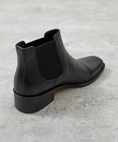 PADRONE パドローネ 定3.3万牛革 サイドゴア レザーブーツ 43 PADRONE（パドローネ）SIDE GORE BOOTS WATER PROOF LEATHER