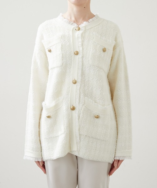 Whim Gazette（ウィム ガゼット） ノーカラージャケット FREE ブラック