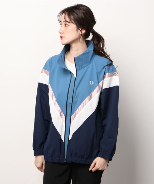 FRED PERRY 「FRED PERRY」 ジップアップブルゾン 10 ブルー