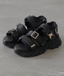 厚底 サンダル 「ELLUV/エルヴ」+7cm...の詳細画像3