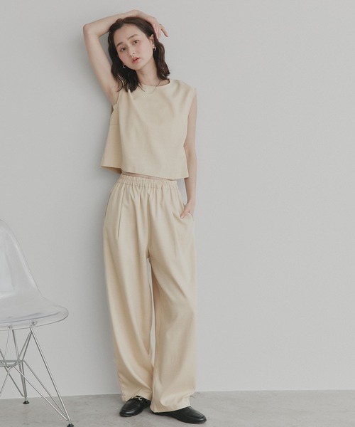 ad thie（アドティエ） セットアップ ノースリーブ トップス ロング