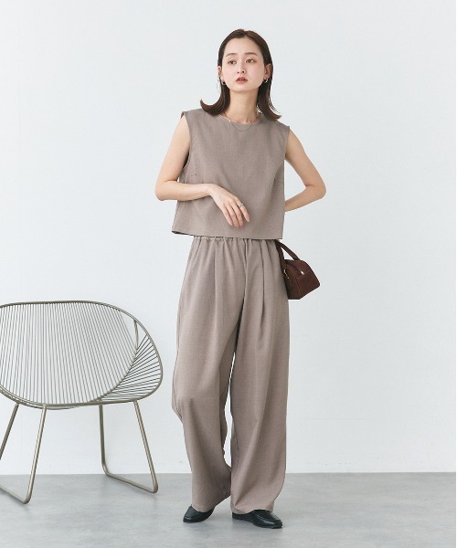 ad thie（アドティエ） セットアップ ノースリーブ トップス ロング