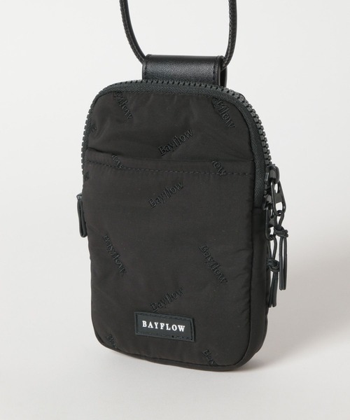期間限定お値下げ★！BAYFLOW オルデガ柄　ショルダー　バッグ BAYFLOW ペットボトルがタテに入る！ LOGO SHOULDER BAG BOOK