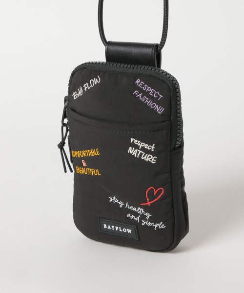 BAYFLOW（ベイフロー） ショルダーバッグ バッグ 刺繍ライトミニ