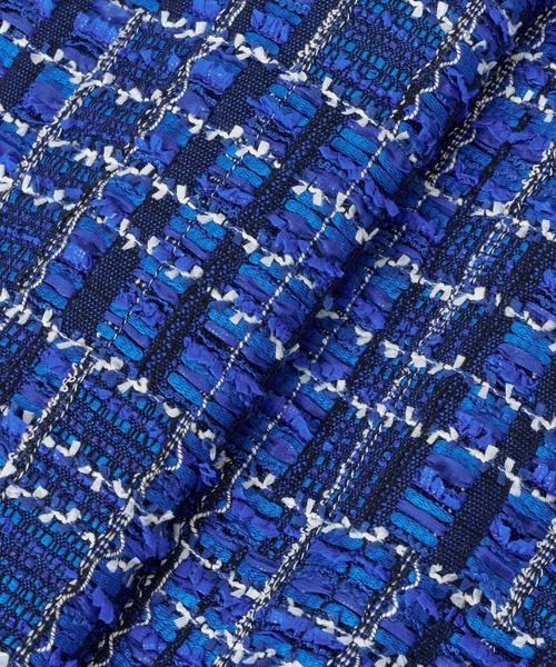 ANAYI 「ANAYI」 ツイードジャケット 38 ブルー レディース