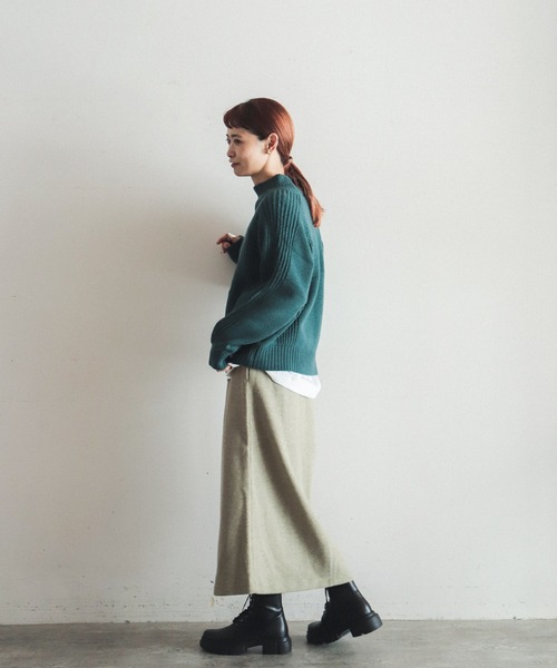 「FIL DE FER」 長袖ニット FREE ベージュ レディース_画像7