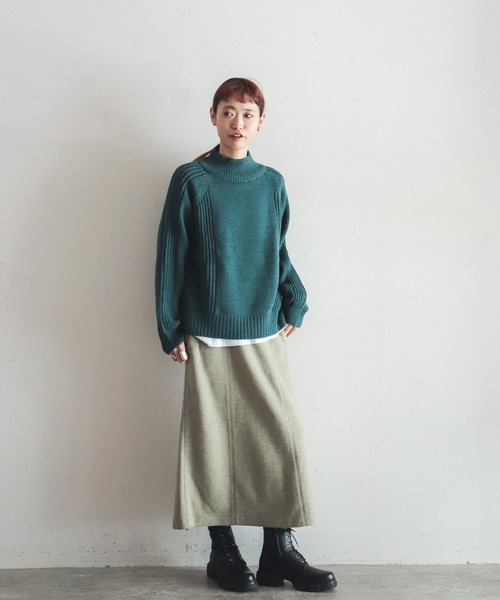 「FIL DE FER」 長袖ニット FREE ベージュ レディース_画像9