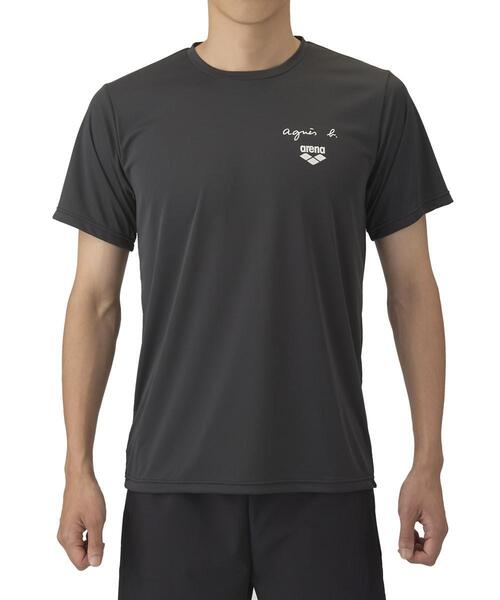 tシャツ agnes b. x arena 半袖 Tシャツ（ユニセックス） レディース メンズ agnes b. x arena 半袖 Tシャツ（ユニセックス） ｜agnès b