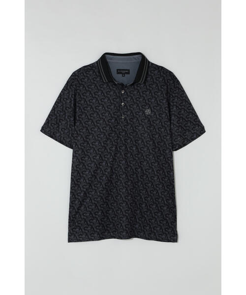 St ANDREWS ポロシャツ 「St ANDREWS」エアロクールピケSAモノグラム柄