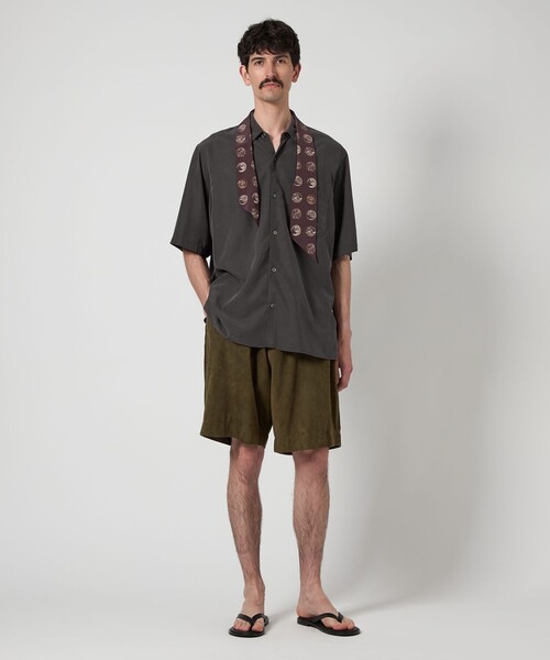 Steven Alan LOOSE FIT レーヨン オーバーサイズシャツ STEVEN ALAN シャツ 「Steven Alan」 ドレープ レギュラーカラー