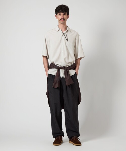 ＜Steven Alan＞ ドレープ ショートスリーブ シャツ STEVEN ALAN シャツ 「Steven Alan」 ドレープ レギュラーカラー