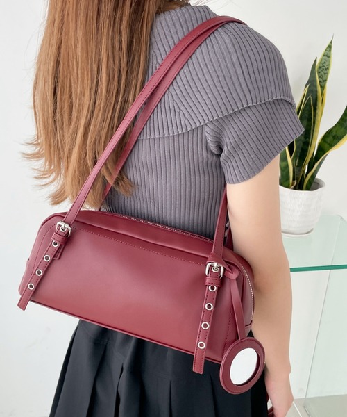 WEGO（ウィゴー） ボストンバッグ WEGO/ミラー付きボストンバッグ