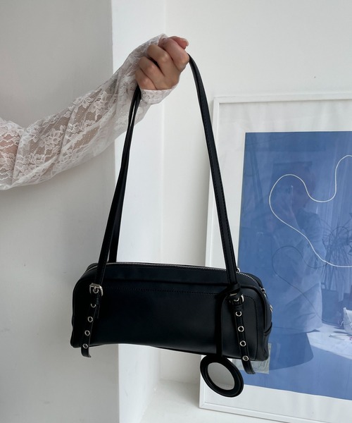 WEGOxMAFAVARCHIVE ボストンバッグ WEGO（ウィゴー） ボストンバッグ WEGO/ミラー付きボストンバッグ