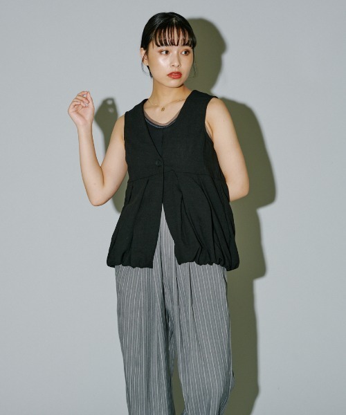 ベスト ジレ バルーンショートジレ レディース ベスト ジレ バルーンベスト レディース : ZOZOTOWN Yahoo!店