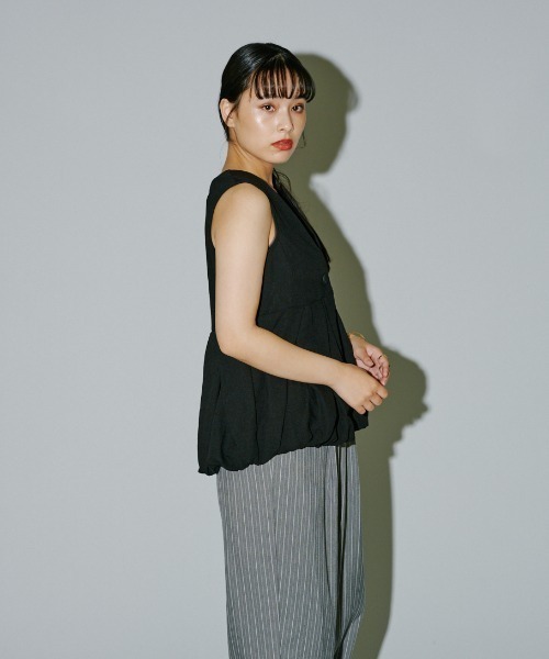 ベスト ジレ 「WEB限定」リネン混バルーンベスト レディース ベスト ジレ バルーンベスト レディース : ZOZOTOWN Yahoo!店