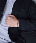 ブレスレット シンプルマンテルチェーンブレスレ...の詳細画像1