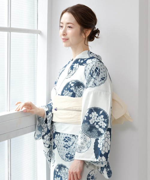 セール価格❗️新品新二部式 セパレート（おはしょり付）浴衣3点セットSOUBIEN SOUBIEN 浴衣 “初心者でもプロの着姿”新二部式 セパレート浴衣3