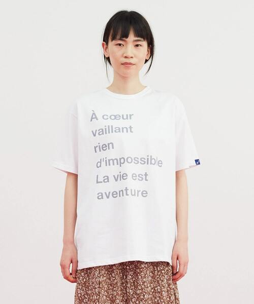 「FRAPBOIS」 半袖Tシャツ 1 ホワイト レディース
