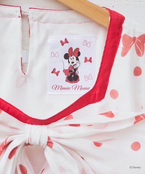 ミニーブラウス Disney（ディズニー） ブラウス シャツ ミニー/総柄リボンブラウス