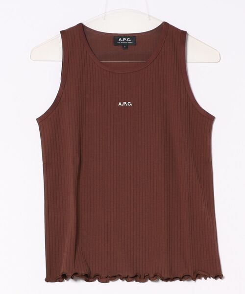 A.P.C. タンクトップ ノースリーブ DEBARDEUR APC F レディース
