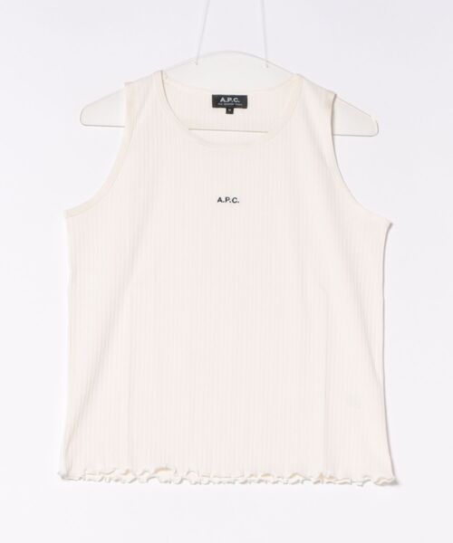 【新品未使用】A.P.C. ロゴ入りタンクトップ A.P.C.ロゴ入りタンクトップ｜FEMME ｜A.P.C. | アーペーセー