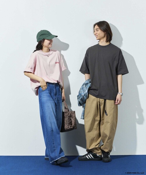 「FREAK'S STORE」 半袖Tシャツ LARGE ピンク メンズ