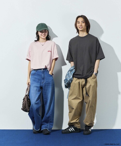 「FREAK'S STORE」 半袖Tシャツ LARGE ピンク メンズ