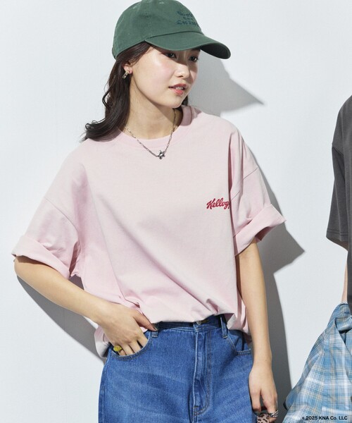 「FREAK'S STORE」 半袖Tシャツ LARGE ピンク メンズ