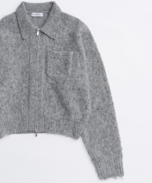 MAISON SPECIAL（メゾンスペシャル） カーディガン Soutien Collar Zip