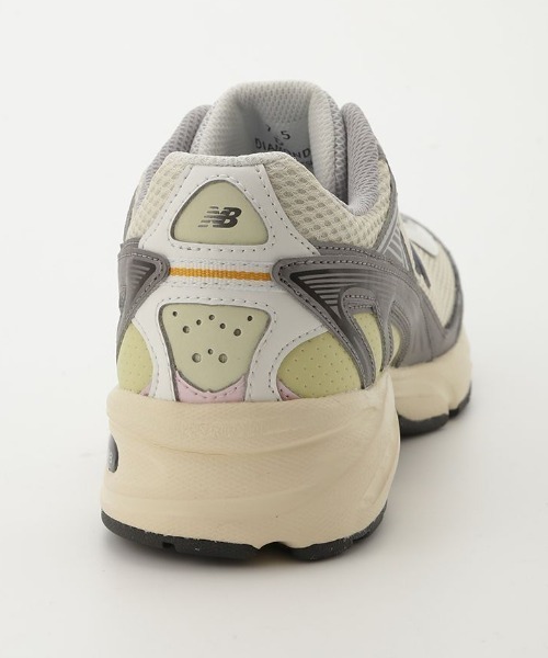 「New Balance」 ローカットスニーカー 24.5cm ライトグレー レディース