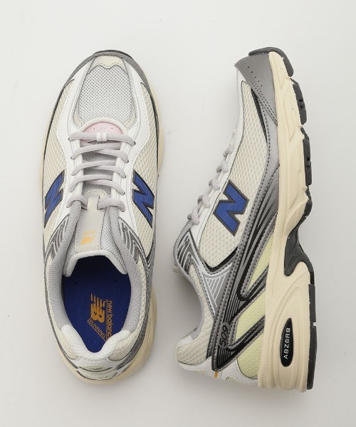 「New Balance」 ローカットスニーカー 24.5cm ライトグレー レディース