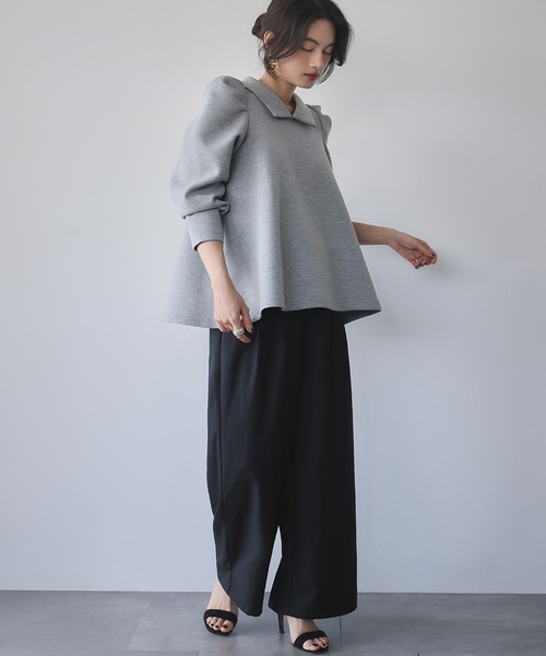 AMOMMA パワーショルダートレーナー AMOMMA パワーショルダートレーナー PUFF SLEEVE SWEAT (GREY