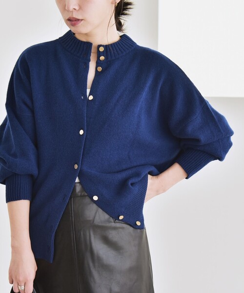 quaranciel カーディガン quaranciel: AQUA カシミヤ ミックス 2way