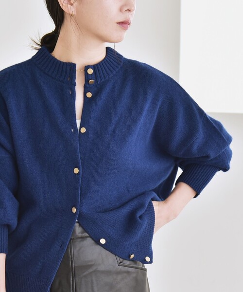quaranciel カーディガン quaranciel: AQUA カシミヤ ミックス 2way