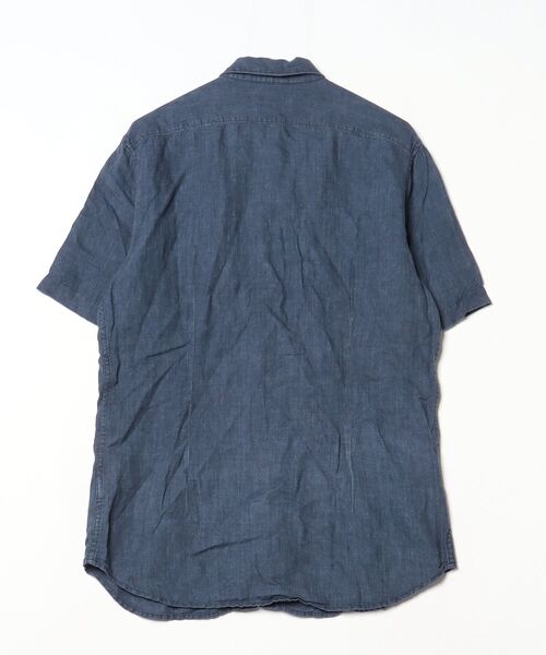 「DIESEL」 刺繍半袖シャツ L ブルー レディース_画像2