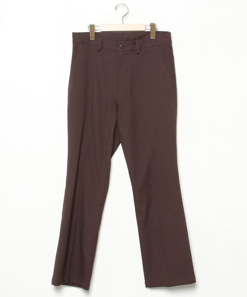 BEAMS（ビームス） スラックス MEDIUM ダークブラウン メンズ